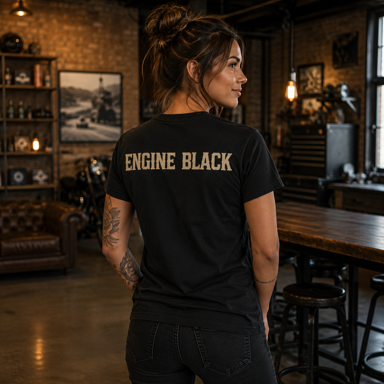 Engine Black™ Heritage Logo Tee | Premium Fire Rescue Lifestyle Apparel