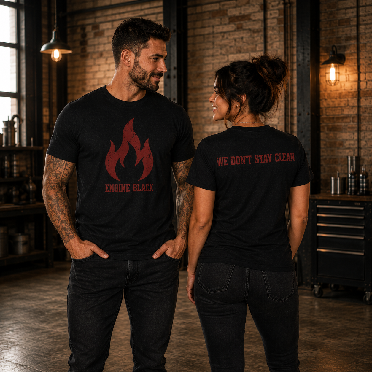 Engine Black™ Mission Tee | Premium Fire Rescue Lifestyle Apparel
