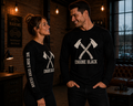 Engine Black™ Crossed Axes Long Sleeve | Premium Fire Rescue Lifestyle Apparel