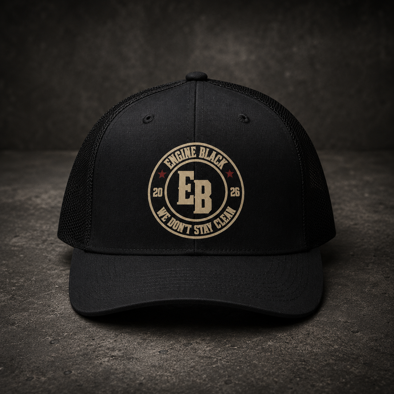 Engine Black™ Richardson 112 Snapback Trucker Hat | Premium Fire Rescue Lifestyle Apparel