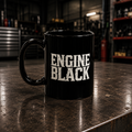 Engine Black Wordmark Mug | Premium Fire & Rescue Lifestyle Apparel & Accessories